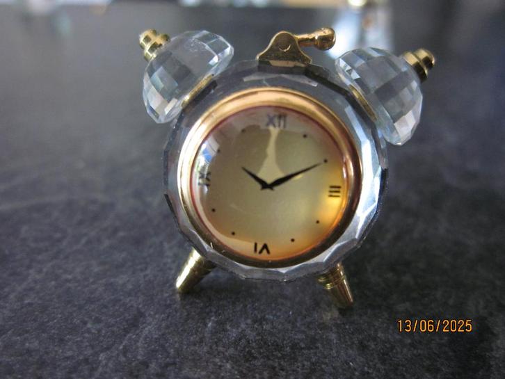 Swarovski Memorie's Wekker incl vervangende doos & certifica, Verzamelen, Swarovski, Nieuw, Figuurtje, Ophalen of Verzenden