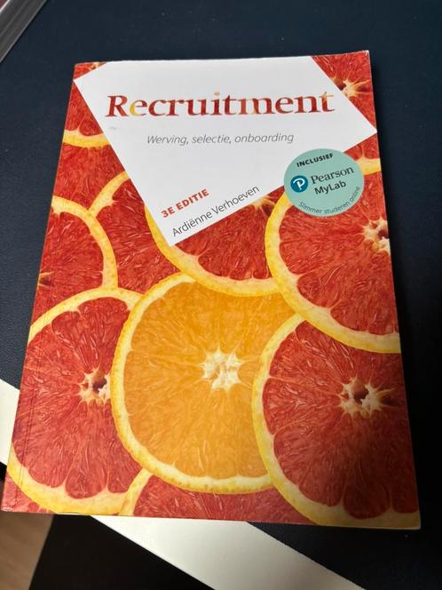 Ardienne Verhoeven - Recruitment, Boeken, Schoolboeken, Zo goed als nieuw, Nederlands, Overige niveaus, Ophalen of Verzenden