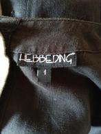 2 kleuren linnen jurk van Hebbeding, Kleding | Dames, Overige kleuren, Verzenden, Zo goed als nieuw, Onder de knie