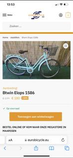 Stadsfiets 28inch - Btwin Elops 1586, Minder dan 47 cm, Ophalen, Gebruikt, Overige merken