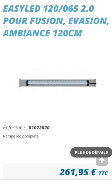EASYLED VAN AQUATLANTIS 120 CM MET CONTROLLER  beschikbaar voor biedingen