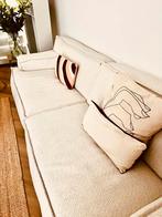Teddy Lounge Bank creme/Wit - Zo Goed Als Nieuw, Ophalen, 250 tot 300 cm, 100 tot 125 cm, Lounge