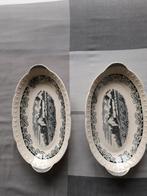 2 Boerenhoeve schaaltjes Maastricht Regout Plateel, Ophalen of Verzenden