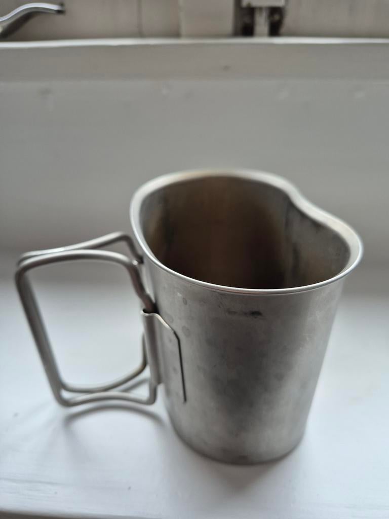 Militaire Metalen Mok - Zuid-Sudan Missie, Ophalen of Verzenden, Gebruikt