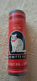 Witte kat batterij, Ophalen of Verzenden, Gebruikt, Gebruiksvoorwerp