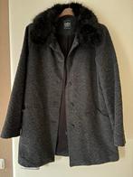 Didi halflange damesjas met print, Kleding | Dames, Jassen | Winter, Ophalen of Verzenden, Zo goed als nieuw, Maat 38/40 (M), Zwart