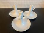 3 x ikea BJORKEFALL witte kandelaren, Overige materialen, Wit, Ophalen of Verzenden, Zo goed als nieuw