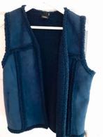 Fos Amsterdam teddy gilet donkerblauw, Maat 38/40 (M), Blauw, Fos Amsterdam, Ophalen of Verzenden