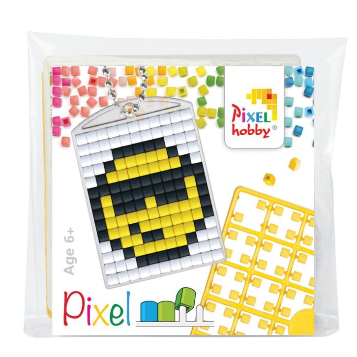 Pixelhobby medaillon startset emoji sleutelhanger 23108, Hobby en Vrije tijd, Knutselen, Nieuw, Materiaal, Ophalen of Verzenden