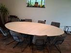 Eettafel ovaal, Huis en Inrichting, Ophalen, 100 tot 150 cm, 200 cm of meer, Zo goed als nieuw