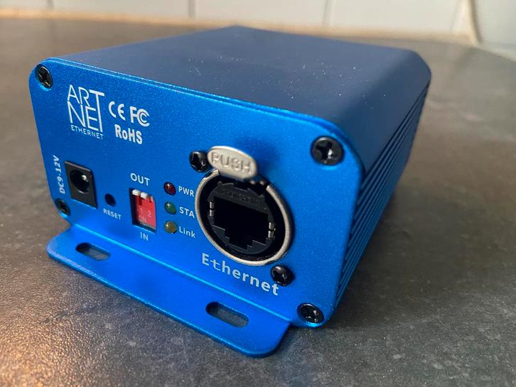 Art-net node 2 x DMX, Muziek en Instrumenten, Licht en Laser, Nieuw, Licht, Ophalen of Verzenden