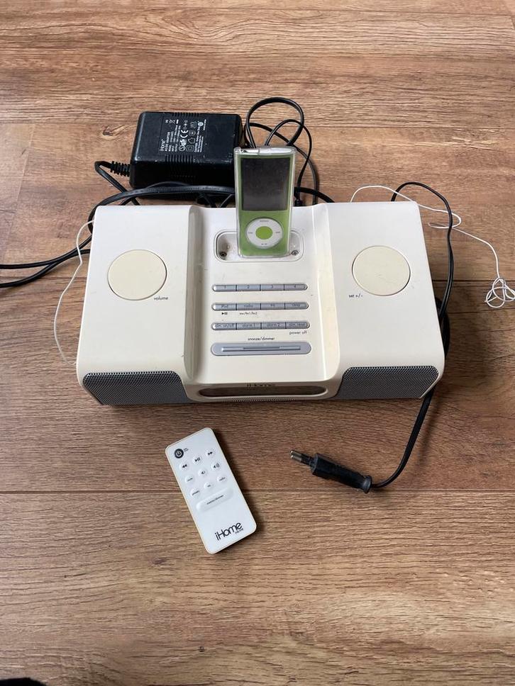 iHome Radio met iPod Dock & Afstandsbediening, Audio, Tv en Foto, Radio's, Gebruikt, Overige typen, Ophalen of Verzenden
