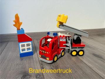 Duplo - Brandweertruck - 10592 - compleet