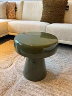 Showmodel  Light & Living Bijzettafel 38cm Olijfgroen, Minder dan 55 cm, Metaal of Aluminium, Rond, Zo goed als nieuw