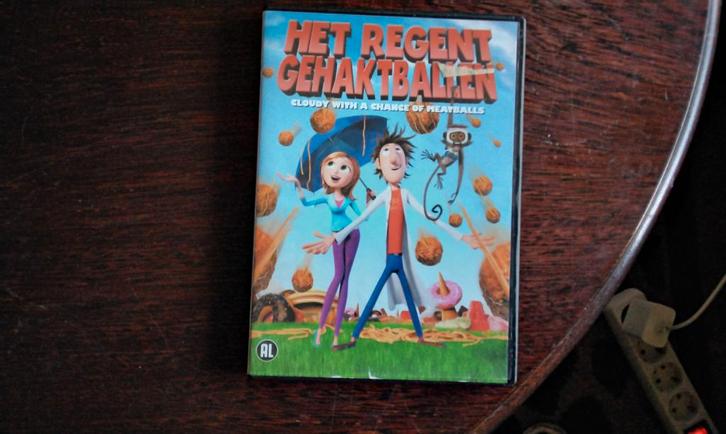 Het regent gehaktballen, origineel, Cd's en Dvd's, Dvd's | Kinderen en Jeugd, Zo goed als nieuw, Film, Avontuur, Alle leeftijden
