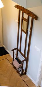art deco kapstok halmeubel Amsterdamse school, Gebruikt, 150 tot 200 cm, Hout, Ophalen