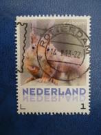 2013 Zoogdieren gestempeld Eekhoorn pers. zegel, Postzegels en Munten, Ophalen of Verzenden, Gestempeld