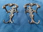 Vintage twee messing kleding/hoedenhaken vcr Italy, Ophalen of Verzenden