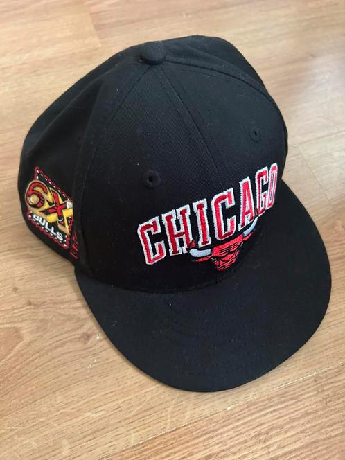 Vintage pet cap SnapBack Chicago Bulls basketbal NBA New Era, Kleding | Heren, Hoeden en Petten, Zo goed als nieuw, One size fits all
