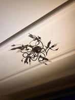 Plafond lamp - design met bladeren, Ophalen, Gebruikt, Metaal, Bladeren design