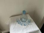 Liceur setje met 6 glaasjes - Leerdam/Maastricht?, Antiek en Kunst, Antiek | Glas en Kristal, Ophalen of Verzenden