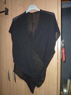Sarah pacini aparte dunne overtop one size, Verzenden, Zo goed als nieuw, Zwart, Zonder mouw