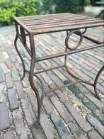 Smeedijzeren tafeltje, Tuin en Terras, Tuintafels, Ophalen, Gebruikt, Rond
