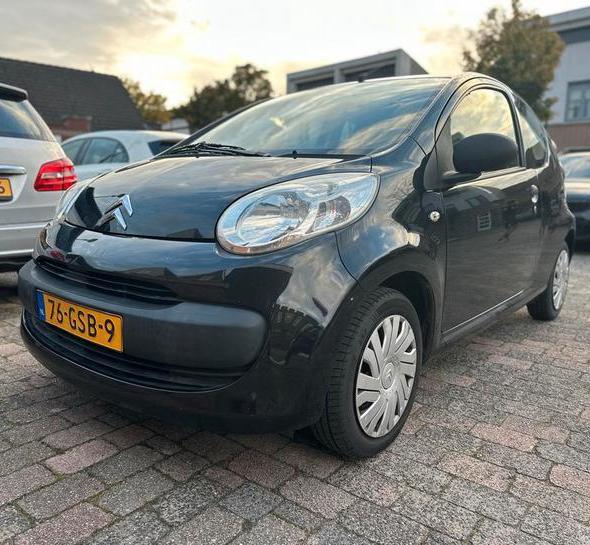 Citroën C1 1.0 3-DRS 2008 Zwart 100% onderhouden en km’s!, Auto's, Citroën, Particulier, C1, Airbags, Metallic lak, Radio, Vooruitrijcamera