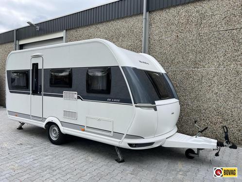 Hobby De Luxe 455 UF, Caravans en Kamperen, Caravans, Bedrijf, tot en met 4, 1000 - 1250 kg, Rondzit, Hobby, Dwarsbed, Overige typen