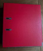 nagenoeg nieuwe rode ordner - map, Ophalen, Zo goed als nieuw