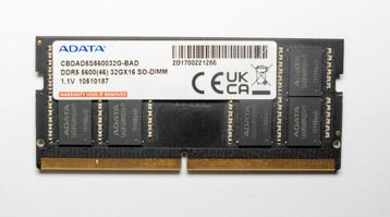 Sodimm Adata DDR5 5600 32GB beschikbaar voor biedingen