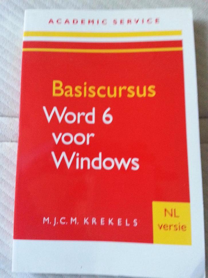 basiscursus Word 6 voor windows, Computers en Software, Vintage Computers, Ophalen of Verzenden