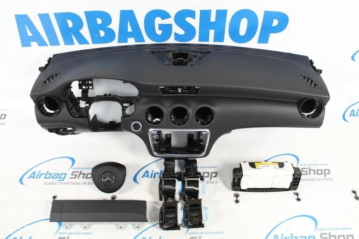 Airbag set - Dashboard MB A-klasse W176 facelift 2012-heden, Auto-onderdelen, Dashboard en Schakelaars, Gebruikt, Ophalen of Verzenden