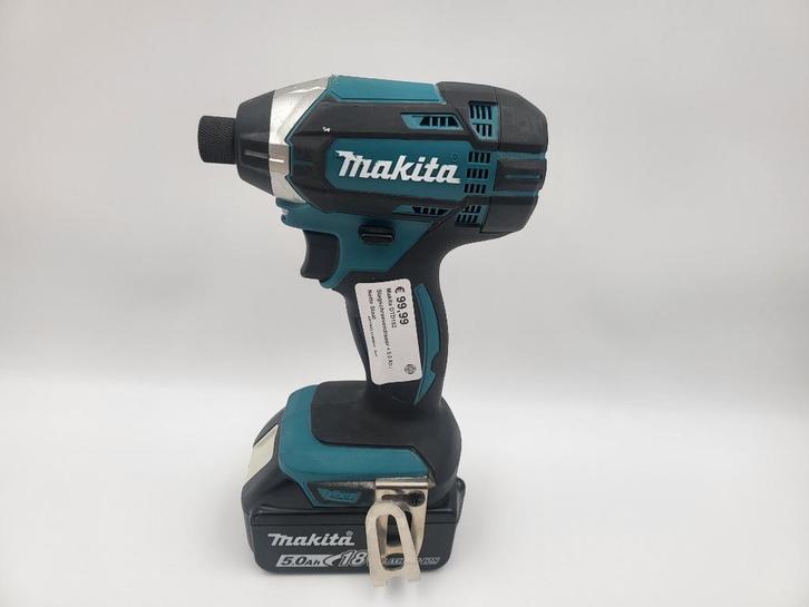 Makita DTD152 Slagschroevendraaier + 5.0 Ah | Nette Staat, Doe-het-zelf en Verbouw, Overige Doe-het-zelf en Verbouw, Zo goed als nieuw