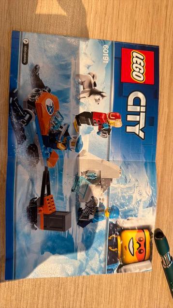 COMBIDEAL LEGO CITY ARTIC SET 60190+60191 COMPLEET beschikbaar voor biedingen
