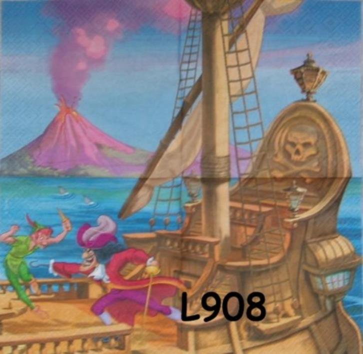 Servetten decoupage/bullet journal – Peter Pan L908, Hobby en Vrije tijd, Knutselen, Nieuw, Materiaal, Verzenden