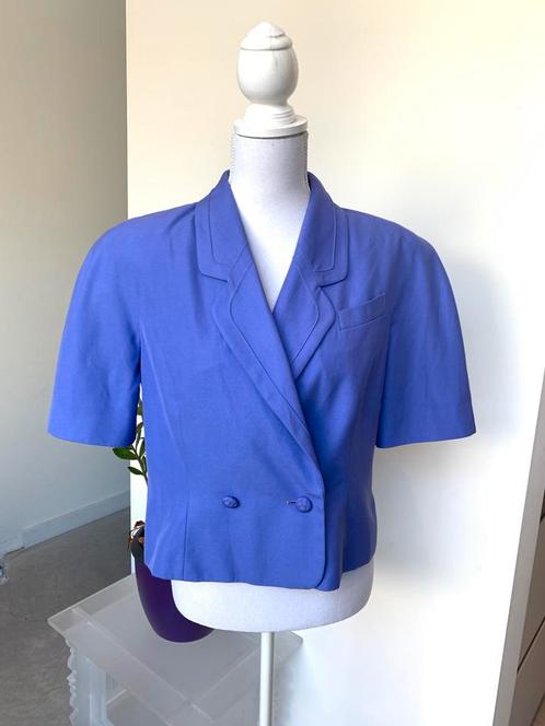ZGAN Kort lila Alexon jasje mt 42, Kleding | Dames, Jasjes, Kostuums en Pakken, Zo goed als nieuw, Maat 42/44 (L), Zwart, Ophalen of Verzenden