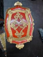 Houten Florentijns dienblad met handgrepen, Ophalen of Verzenden