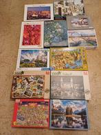 Partij puzzels, Ophalen of Verzenden, 500 t/m 1500 stukjes, Zo goed als nieuw, Legpuzzel