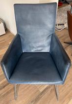 Eetkamerfauteuils Donna - Label Gerard van den Berg, Huis en Inrichting, Fauteuils, Ophalen, Gebruikt, Leer, 50 tot 75 cm