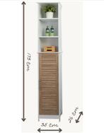 Badkamerkast, Huis en Inrichting, Badkamer | Badkamermeubels, Ophalen, (Half)hoge kast, Minder dan 50 cm, Zo goed als nieuw
