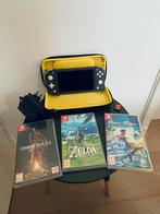 Nintendo Switch Lite + 4 Games (Zo Goed Als Nieuw), Avontuur en Actie, Online, 1 speler, Ophalen of Verzenden