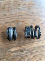IXXXI ring met 7 opvulringen maat 18 stainless steel, 18 tot 19, IJzer of Staal, Ophalen of Verzenden, Zo goed als nieuw