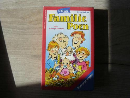 Familie Poen Ravensburger., Hobby en Vrije tijd, Gezelschapsspellen | Kaartspellen, Zo goed als nieuw, Vijf spelers of meer, Ophalen of Verzenden