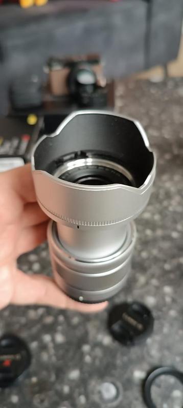 Panasonic Lumix mft zoomlens 35-100 f4-5.6 zilver Olympus beschikbaar voor biedingen