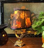 Schattig vintage lampje van messing, Minder dan 50 cm, Gebruikt, Ophalen of Verzenden, Metaal