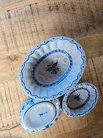 3 Delfts Blauwe Schalen, Porselein of Keramiek, Schaal, Ophalen of Verzenden, Zo goed als nieuw