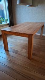 Teak houten Eettafel, Ophalen, Gebruikt, 100 tot 150 cm, Teakhout