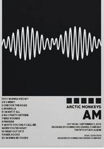 TOPOSTER Arctic Monkeys-AM Poster, Hit Classic Music Album, Rechthoekig Staand, Nieuw, Ophalen of Verzenden, Canvas of Doek