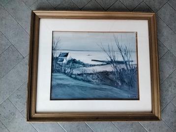 Schilderij van zeer bekende Franse schilder G. Laporte beschikbaar voor biedingen